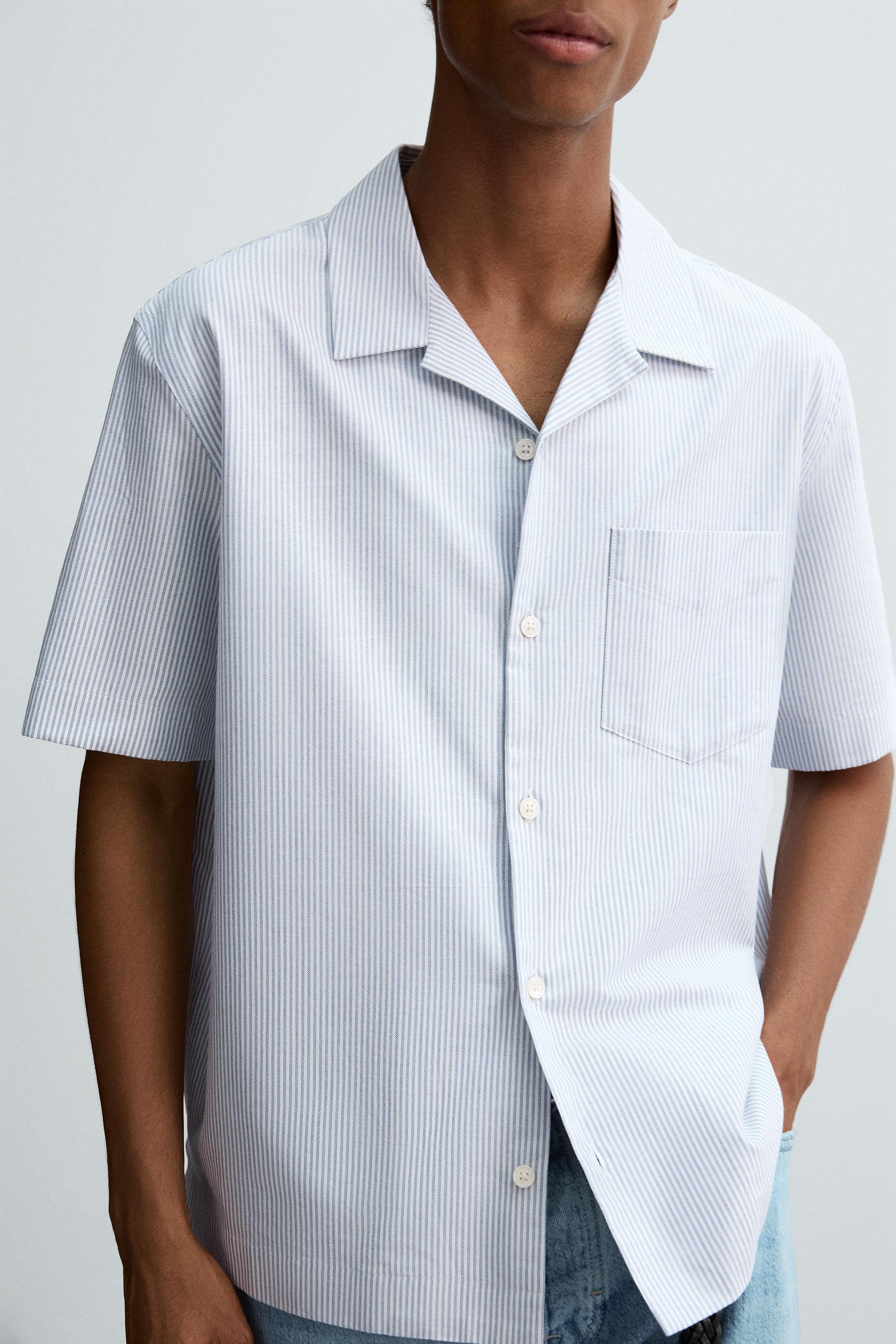 CHEMISE OXFORD RAYÉE
